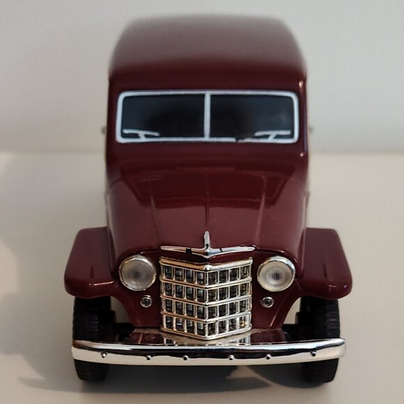 Liberty Classics 1953 Jeep-Willys panel delivery van locking coin bank, EUC - Picture 3 of 8